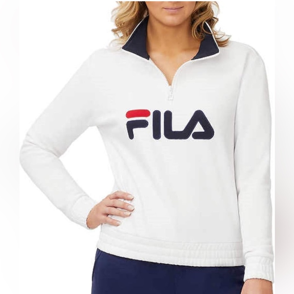 Fila 1/4 Zip Pullover Sweatshirt